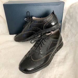 COLE HAAN Zero Grand Black LaceUp Sneakers